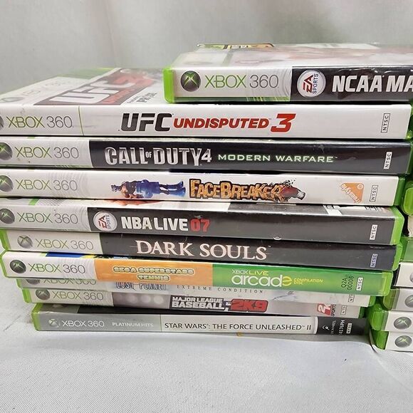 XBox 360 Lot of 19 Games Pre-owned Untested Variety Games Farcry2 March Madness - Picture 2 of 6
